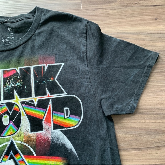 New! Pink Floyd Men’s Vintage Look Tie Dye T-Shirt Dark Side Of The Moon Size M - Picture 5 of 6